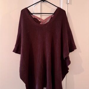 Women's Burgundy Sweater
